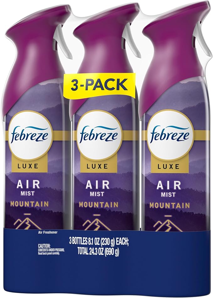 Air Mist, Air Freshener Spray, Odor Fighting Room Spray, Deodorizer for Home Bathroom Kitchen Office Apartment Dorm Room