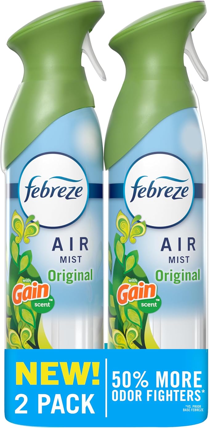 Air Mist, Air Freshener Spray, Odor Fighting Room Spray, Deodorizer for Home Bathroom Kitchen Office Apartment Dorm Room
