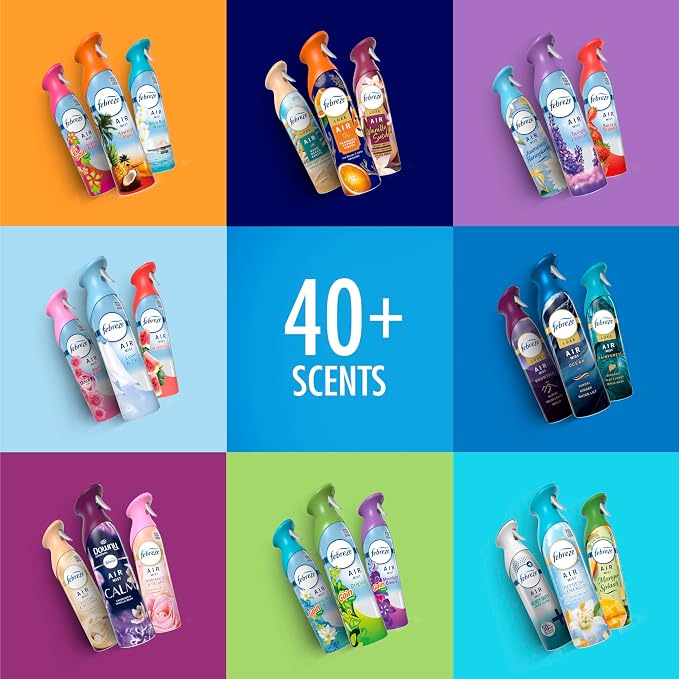 Air Mist, Air Freshener Spray, Odor Fighting Room Spray, Deodorizer for Home Bathroom Kitchen Office Apartment Dorm Room