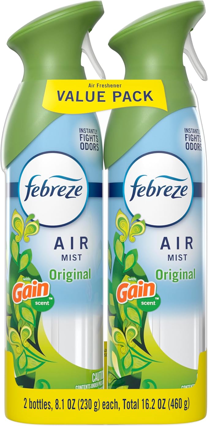 Air Mist, Air Freshener Spray, Odor Fighting Room Spray, Deodorizer for Home Bathroom Kitchen Office Apartment Dorm Room