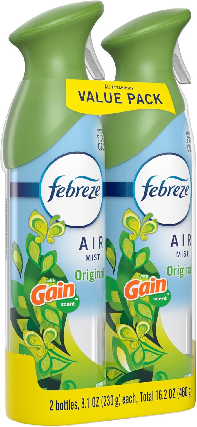 Air Mist, Air Freshener Spray, Odor Fighting Room Spray, Deodorizer for Home Bathroom Kitchen Office Apartment Dorm Room
