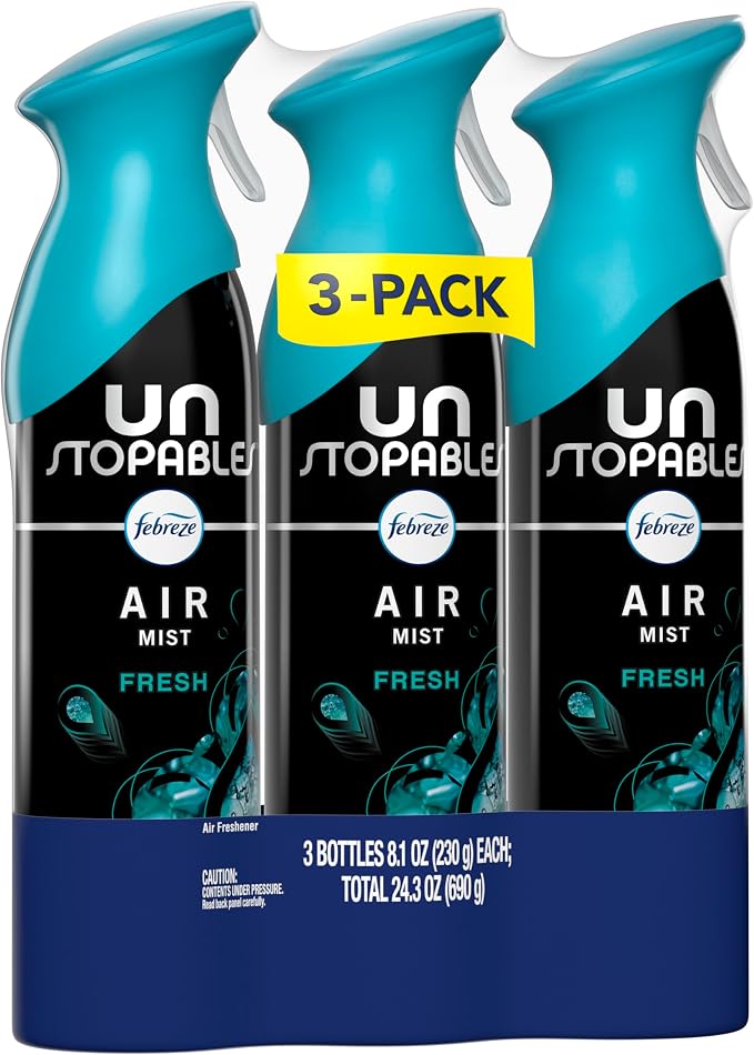 Air Mist, Air Freshener Spray, Odor Fighting Room Spray, Deodorizer for Home Bathroom Kitchen Office Apartment Dorm Room