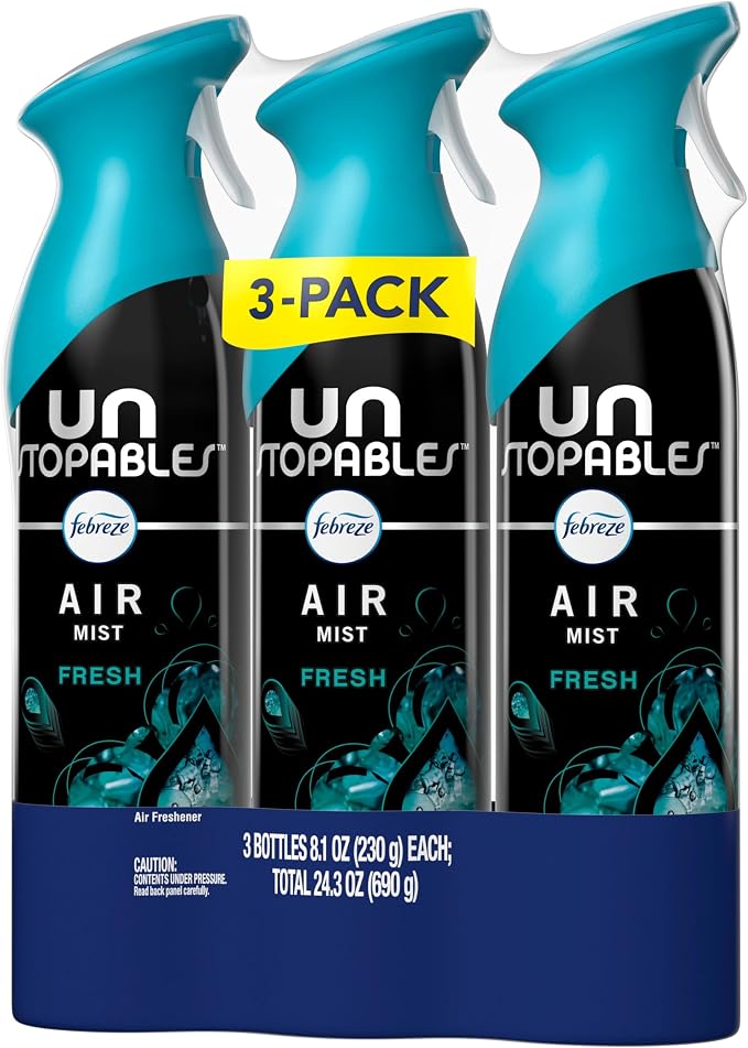Air Mist, Air Freshener Spray, Odor Fighting Room Spray, Deodorizer for Home Bathroom Kitchen Office Apartment Dorm Room