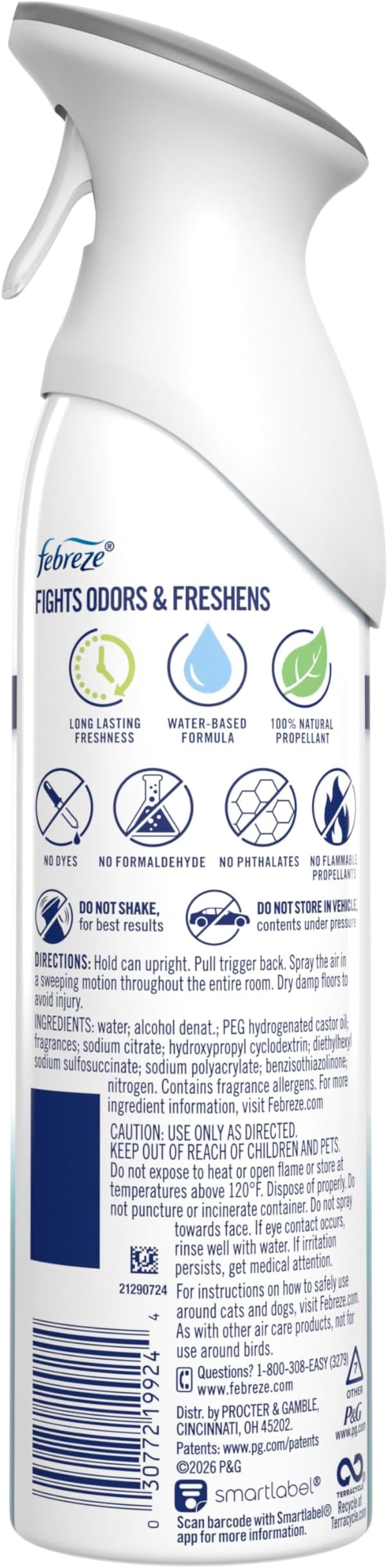 Air Mist, Air Freshener Spray, Odor Fighting Room Spray, Deodorizer for Home Bathroom Kitchen Office Apartment, alternate