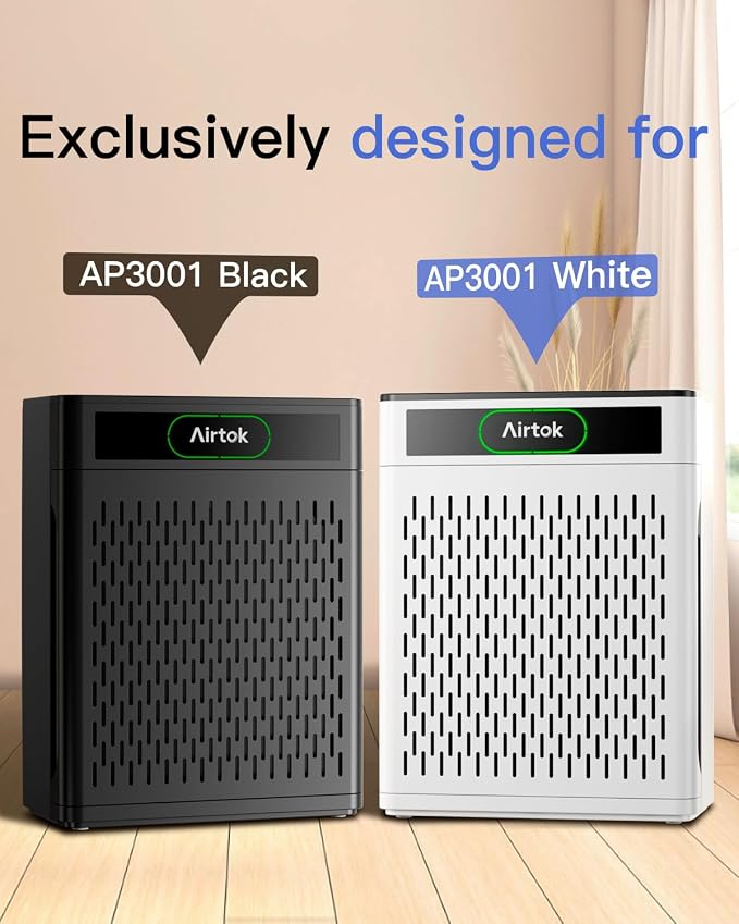 Air Purifier AP3001 Washable Replacement Filters, High-Efficiency Activated Carbon, 2 Pack, alternate product view 6