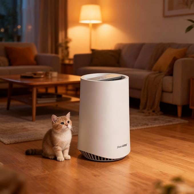 Air Purifier Durable H13 HEPA Filtration Air purifiers with 360°Air Intake,Suitable for Pet Households, Offices, Dormitories
