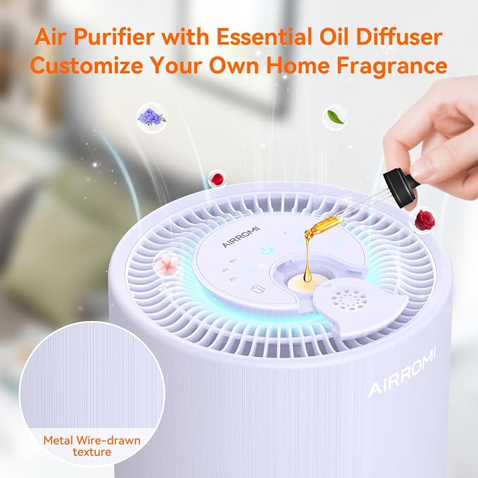 Air Purifier for Bedroom with A2001 Lavender Purple, alternate product view 5