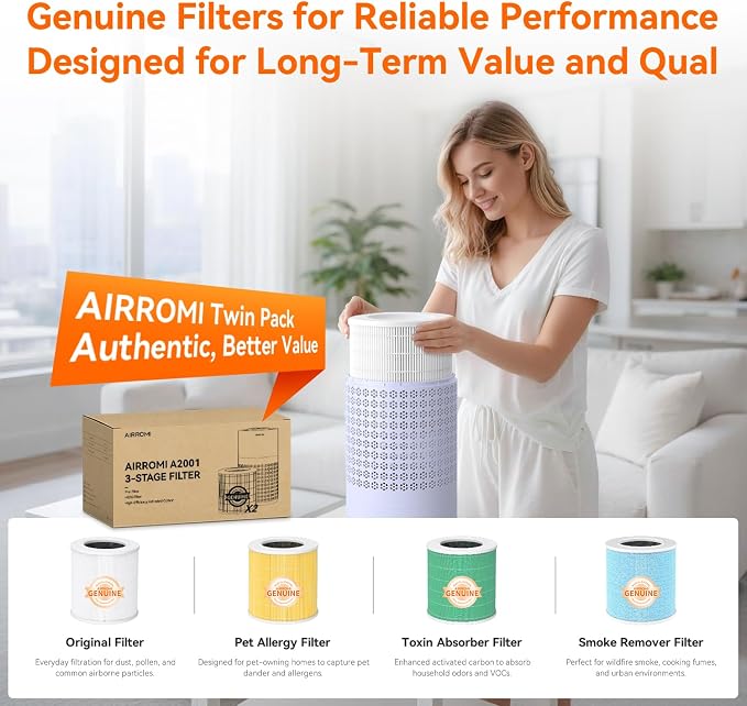 Air Purifier for Bedroom with A2001 Lavender Purple, alternate product view 9