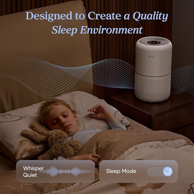 Air Purifier for Home Allergens Pet Hair in Bedroom, Covers Up to 1073 ft2 by 56W High Torque Motor, AHAM VERIFIDE, 3-in-1
