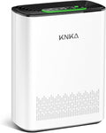 Air Purifier for Home Bedroom, True HEPA Air Cleaner with Washable Pre-Filter, AQI Display, Turbo Mode for Pets, Allergies