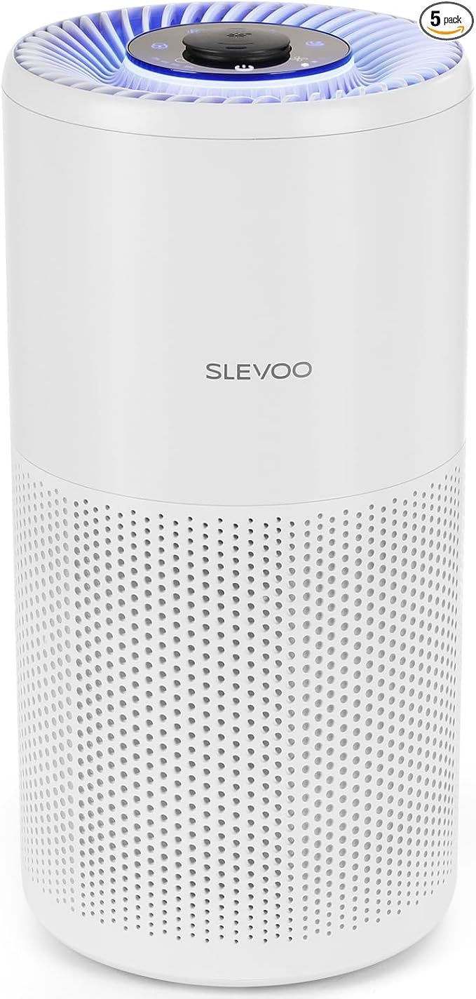 Air Purifier for Home Bedroom up to 1015 ft2, Allergies Pet Hair, 3-in-1 Filter with hepa Air Purifier, product image