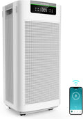 Air Purifier for Home Large Room 3800 ft2, APP & Alexa, Ture HEPA Activated Carbon Air Filter, product image