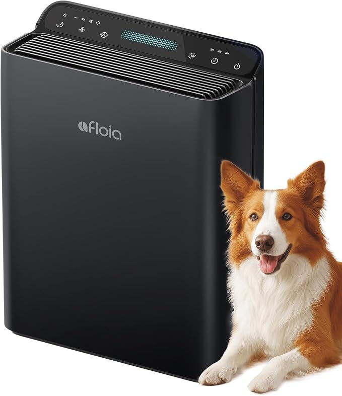 Air Purifier for Home Large Room Bedroom Up to 2000Ft2 with PM2.5 Air Quality Monitor Smart Auto Mode, Washable Pre Filter