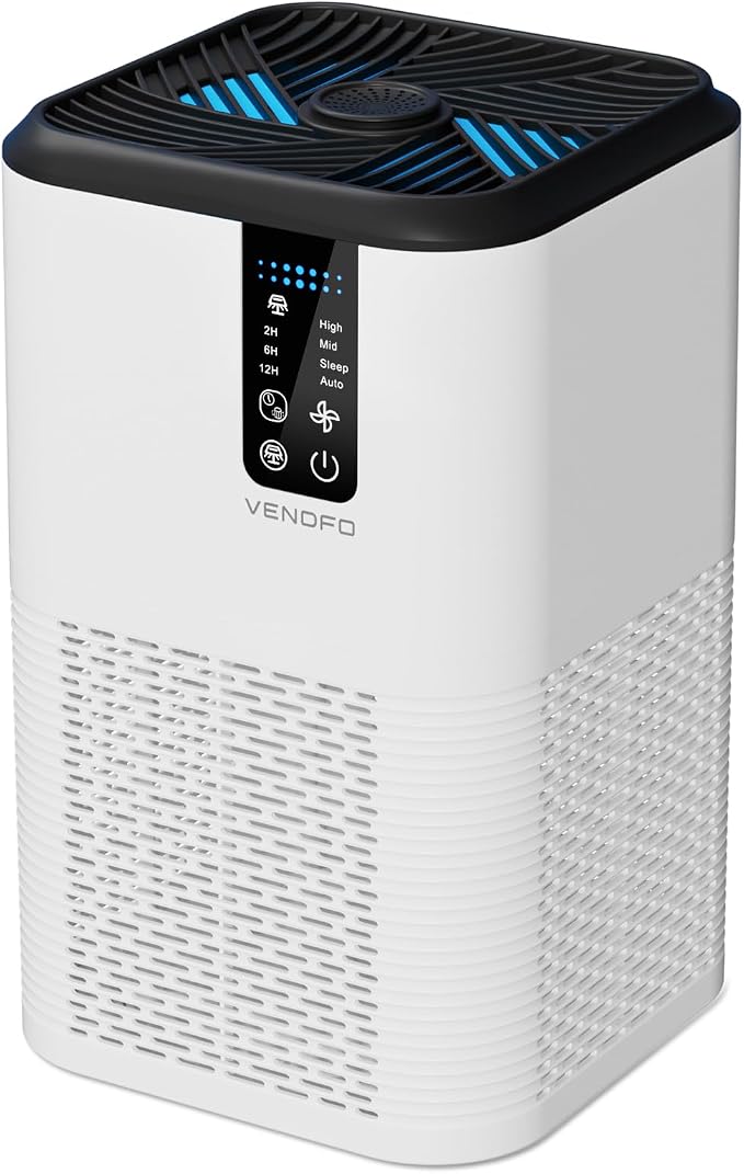 Air Purifier for Home Large Room Up to 1750ft2,3-in-1 Filter with Sleep Mode,Air Purifier with Aromatherapy Diffuser for