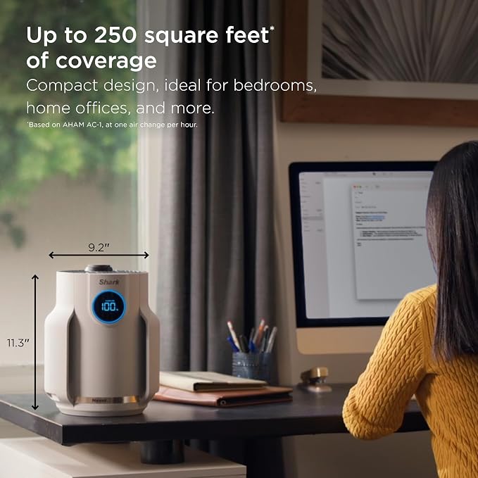 Air Purifier for Home, NeverChange Compact Pro, for Bedroom, Nursery, Home Office, Dorm, HEPA-Exceeding Filter, alternate