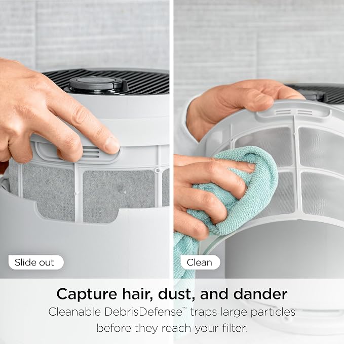 Air Purifier for Home, NeverChange Compact Pro, for Bedroom, Nursery, Home Office, Dorm, HEPA-Exceeding Filter, alternate