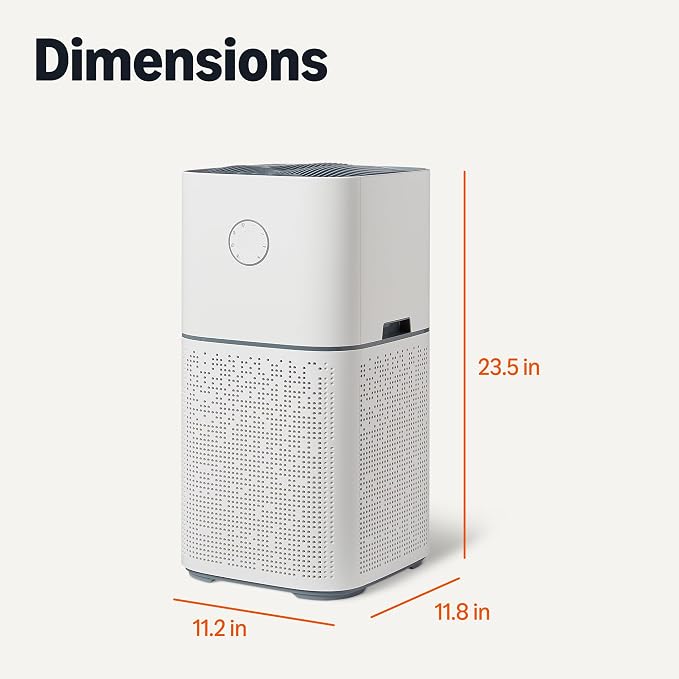 Air Purifier for Home with Large Rooms, Covers Up to 2600 Sq ft, White, alternate product view 5