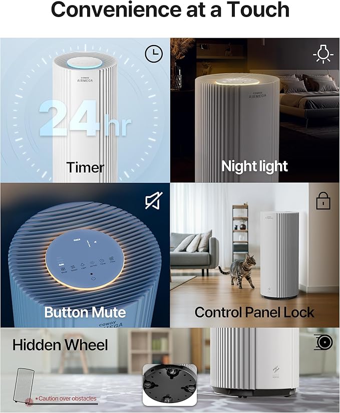 Air Purifier for Large Room Whole Home Up to 3,285 ft2, HEPA Filter for Smoke, Allergen, Pet Dander, Odor, PM(1, 2.5, 10)