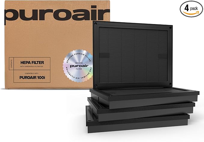 Air Purifier Genuine 100i Replacement Filter - HEPA Air Filter for 100 Air Purifier Official Filter CarbonTech 3-Layer