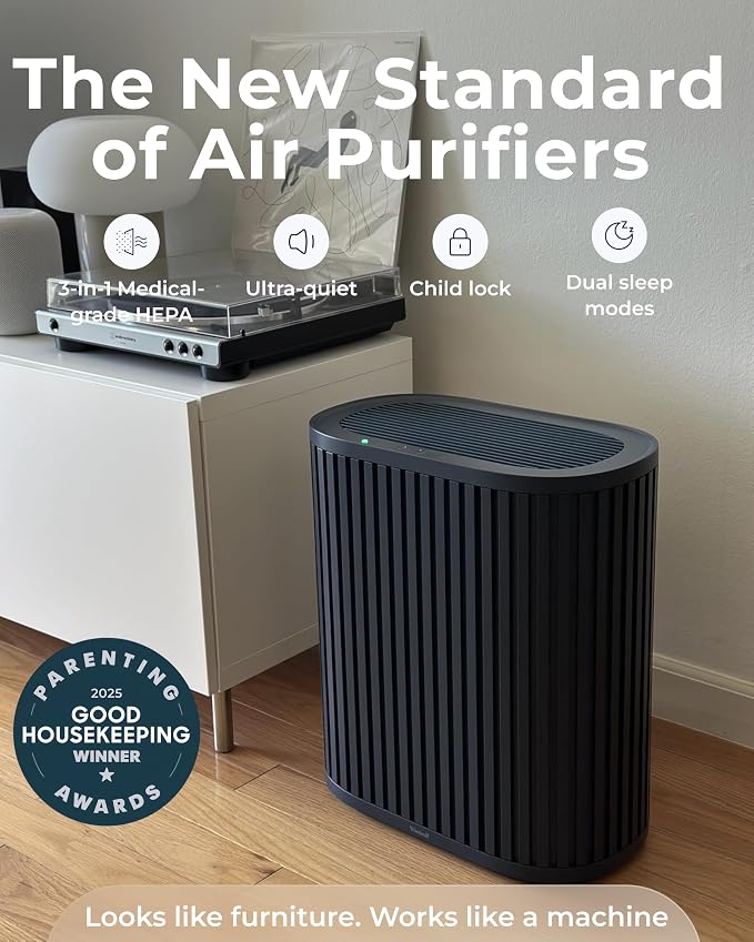 Air Purifier Max for Home - 3-In-1 Filtration for Dust, Smoke, & More - True HEPA Filter, Activated Carbon, &, alternate view