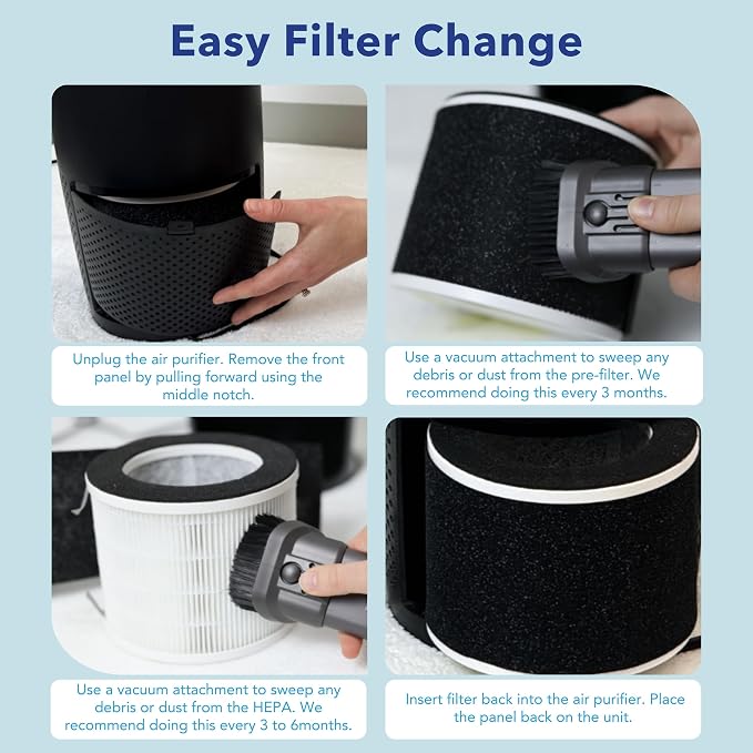 Air Purifier w/Granular Carbon Insert, LP470THP-WHT, White, alternate product view 6