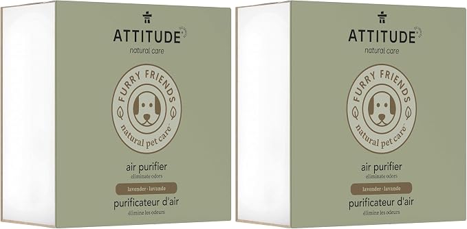 Air Purifier with Activated Carbon Filter, Plant- and Mineral-Based Ingredients, Traps Pet Odors and Pollutants, Vegan and