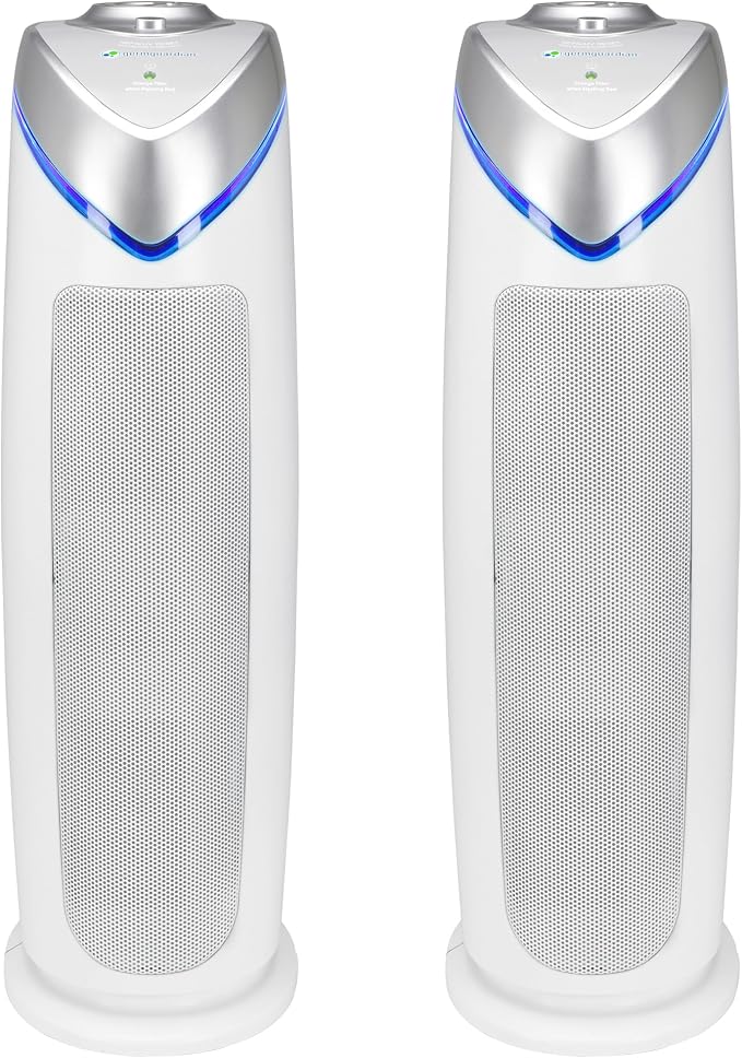 Air Purifier with HEPA 13 Filter, Removes 99.97% of Pollutants, Covers 743 Sq. Foot Room in 1 Hour, UV-C Light Helps Reduce