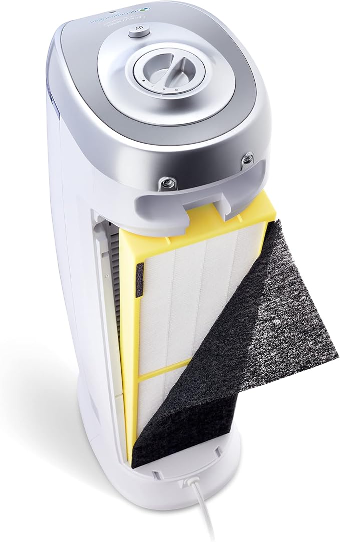 Air Purifier with HEPA 13 Filter, Removes 99.97% of Pollutants, Covers 743 Sq. Foot Room in 1 Hour, UV-C Light Helps Reduce