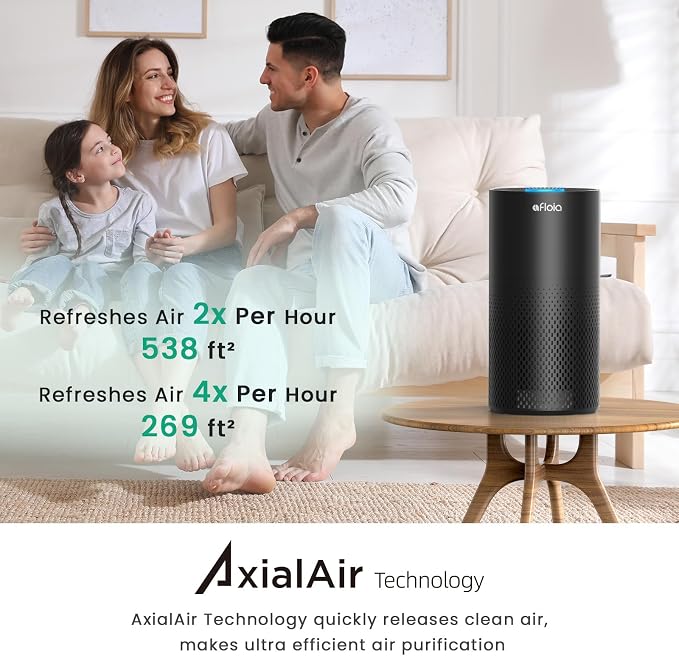 Air Purifiers for Bedroom Home Large Room, 2.4GHz Wi-Fi Smart 3 in 1 Filter Air Purifiers for Pets Allergy Odor Smoke Dust