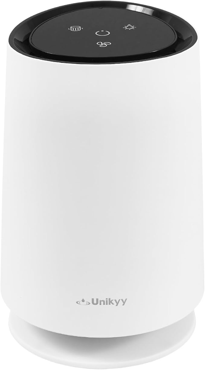 Air Purifiers for Bedroom,Home,Office,Dorm, HEPA Air Filter Super Quiet with LED Night Light,USB,for Smoke Pollen Pets Dust