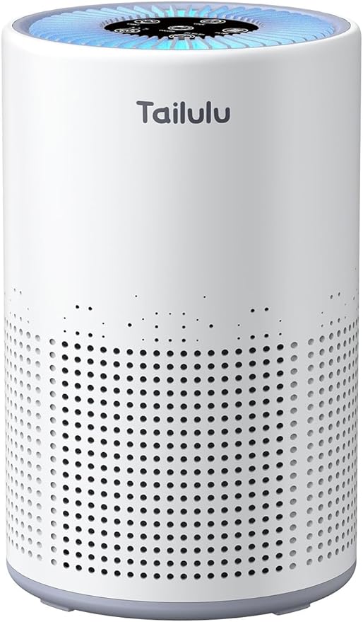 Air Purifiers for Bedroom Home Pets 1200 Ft2, H13 True HEPA Air Filter Portable Air Purifier with 12dB Sleep Mode, product