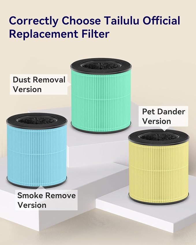 Air Purifiers for Bedroom Home Pets 1200 Ft2, H13 True HEPA Air Filter Portable Air Purifier with 12dB Sleep Mode, alternate