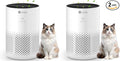 Air Purifiers for Bedroom Home with H13 True HEPA Filter, 20dB Quiet Air Cleaner for Pets Hair Dander Odor, Smoke Dust