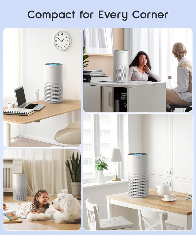Air Purifiers for Home Bedroom Large Room Up to 1076 Ft2, 3-Stage Filter Cleaner Odor Eliminator, alternate product view 5