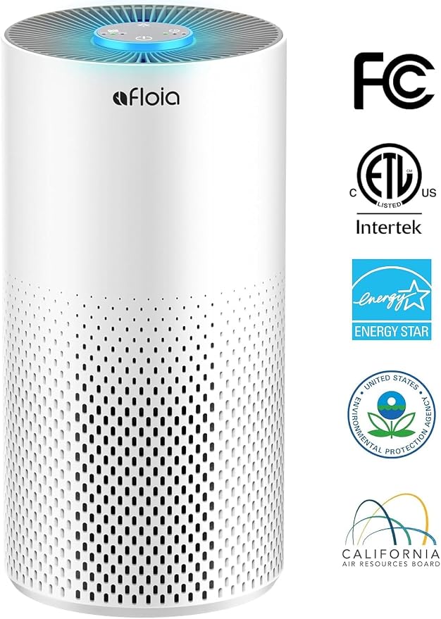 Air Purifiers for Home Bedroom Large Room Up to 1076 Ft2, 3-Stage Filter Cleaner Odor Eliminator, alternate product view 9