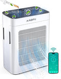 Air Purifiers for Home Large Room 3500 Ft2 with Washable Pre-filter, 3-Stage HEPA Double-Sided Air Purifier, Smart WiFi APP