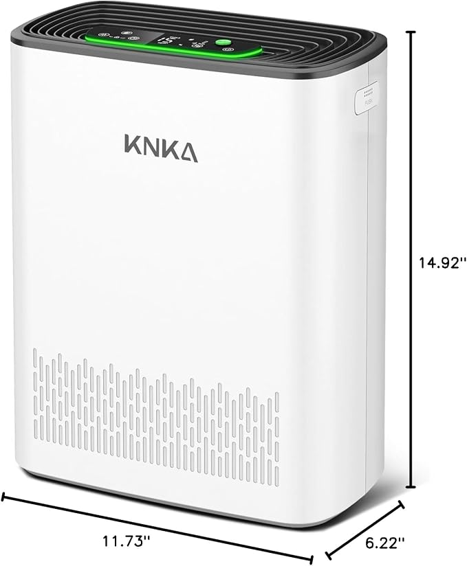 Air Purifiers for Home Large Room Bedroom Up to 1123 Ft2 in 1 Hr, Washable Filters, AQI Display, Turbo Mode, Auto & Sleep