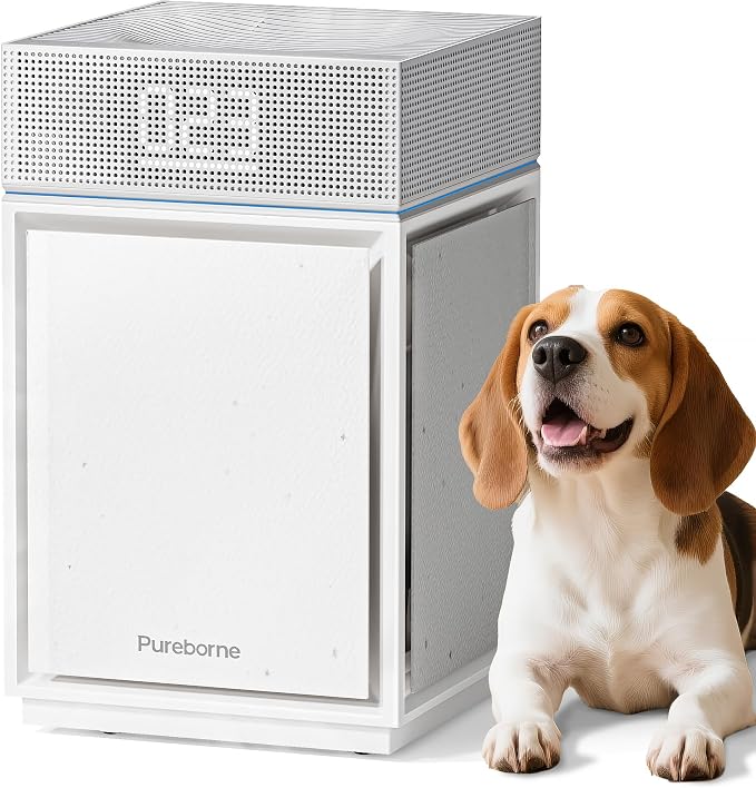Air Purifiers for Home Large Room Bedroom up to 3600 Sq Ft PM 2.5 Display Air Quality Sensor True HEPA Air Filter for Fur