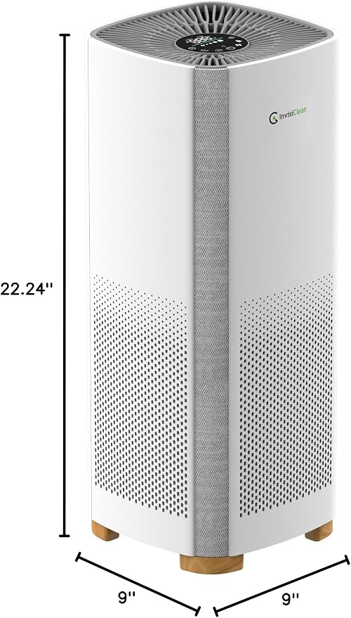 Air Purifiers for Home, Large Room Covers 1500 Ft2, H13 high quality True HEPA Air Filter, Ideal for Allergies, Cat, Dog