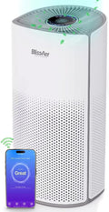 Air Purifiers for Home Large Room Pets Up to 1800 Ft2 - Smart WiFi & Voice Control True HEPA Air Purifier For Home Bedroom