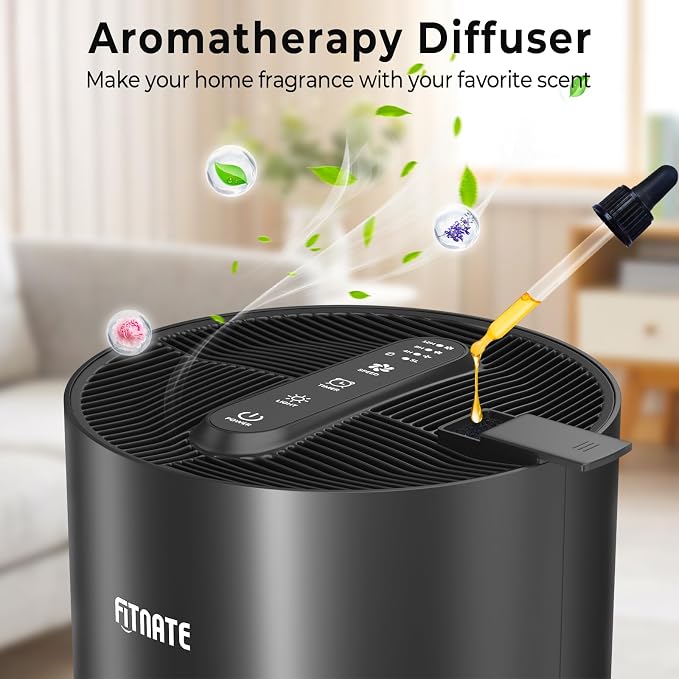 Air Purifiers for Home Large Room Up to 1076 Ft2 with Aromatherapy, H13 True HEPA Air Purifier for Pets, alternate product