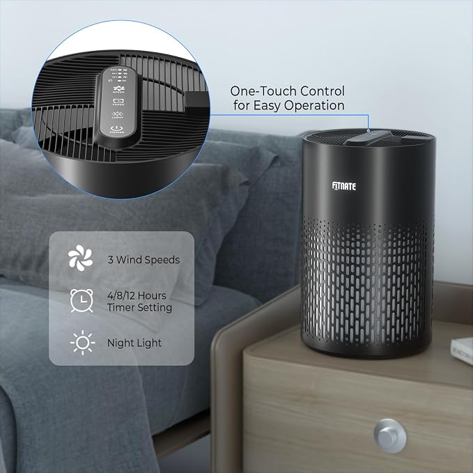 Air Purifiers for Home Large Room Up to 1076 Ft2 with Aromatherapy, H13 True HEPA Air Purifier for Pets, alternate product