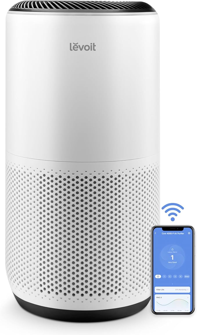 Air Purifiers for Home Large Room Up to 1733 Ft2 With HEPA Sleep Mode, AHAM VERIFIDE, Auto Mode, Air Quality Monitor, Smart