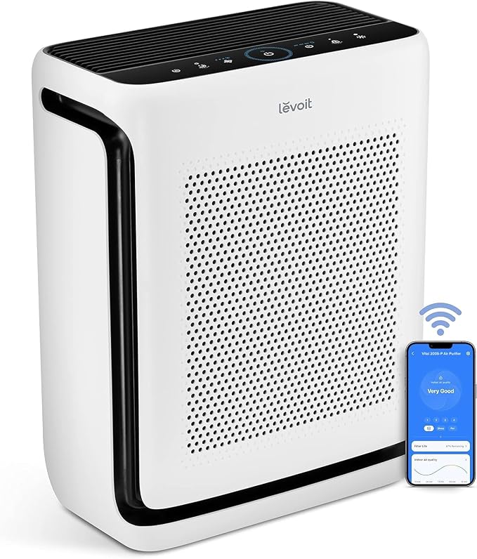 Air Purifiers for Home Large Room Up to 1875 Ft2 with Washable Pre-Filter, AHAM VERIFIDE, Air Quality Monitor, HEPA Sleep