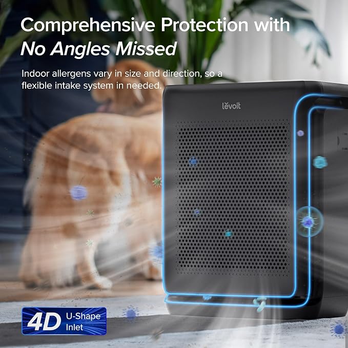 Air Purifiers for Home Large Room Up to 1875 Ft2 with Washable Pre-Filter, AHAM VERIFIDE, Air Quality Monitor, HEPA Sleep