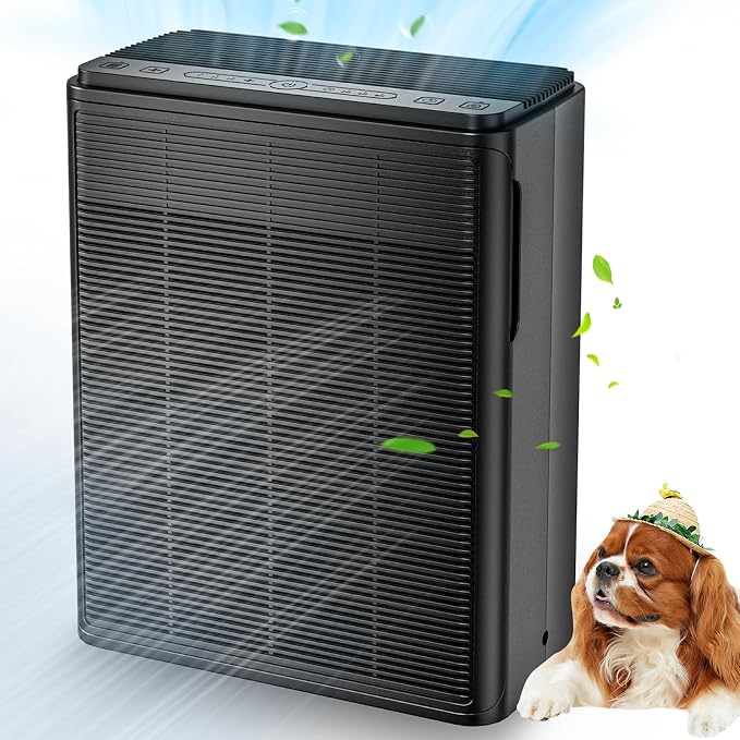 Air Purifiers for Home Large Room Up to 2000 Ft2 with Washable Filters, H13 HEPA Filter,Bedroom Air Purifier for Pet,Air