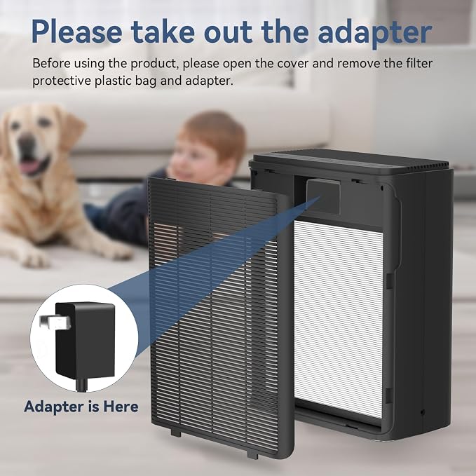 Air Purifiers for Home Large Room Up to 2000 Ft2 with Washable Filters, H13 HEPA Filter,Bedroom Air Purifier for Pet,Air