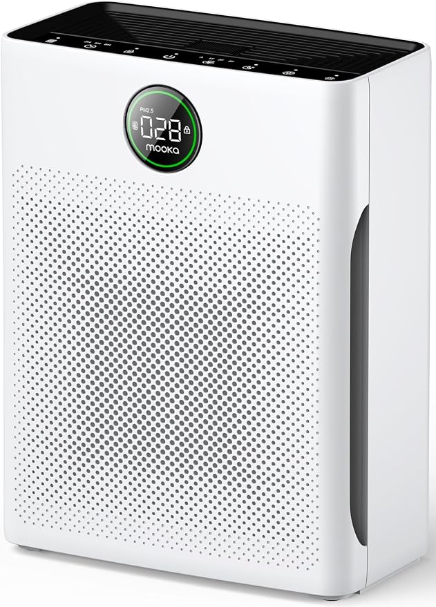 Air Purifiers for Home Large Room up to 2200sq.ft, Air purifier for Home Pets with Washable Filter, PM 2.5 Display Air