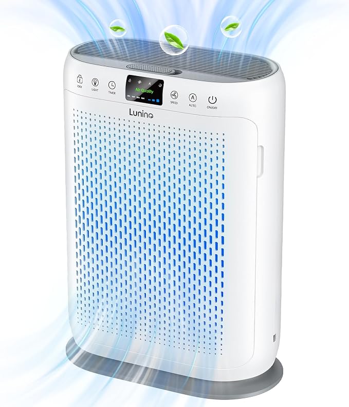 Air Purifiers for Home Large Room up to 2400sq.ft, H13 HEPA Air Filter with PM 2.5 Display Air Quality Sensors, product image