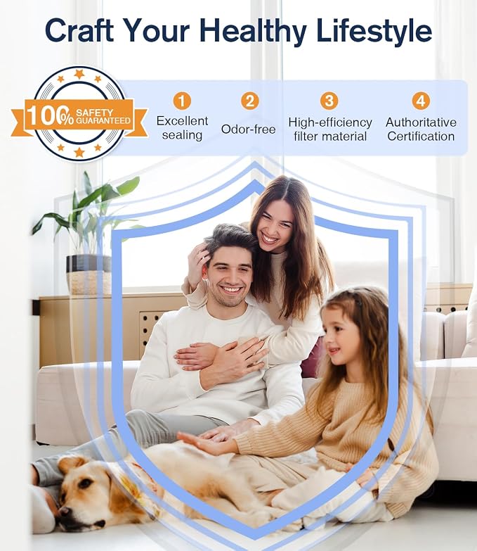 Air Purifiers for Home Large Room up to 3000sq.ft, HEPA Double-Sided Air Purifier with Washable Filter, alternate product